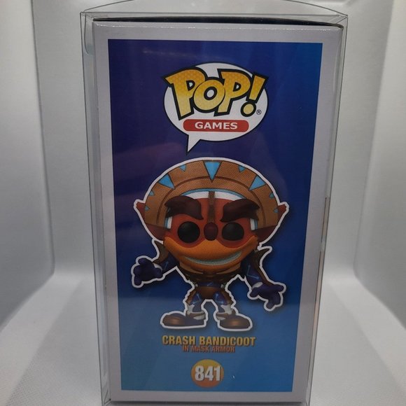 Its About Time Crash Bandicoot in Mask Armor 2021 Summer Virtual Funkon Excl Pop - Picture 4 of 12
